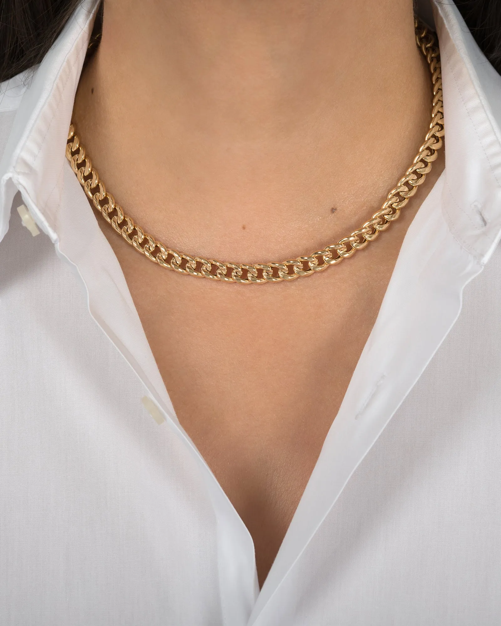 14K Large Miami Cuban Link Necklace