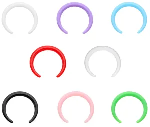1pc Soft Touch Bioflex Septum Ring / Buffalo Taper Expander Plug Pincer
