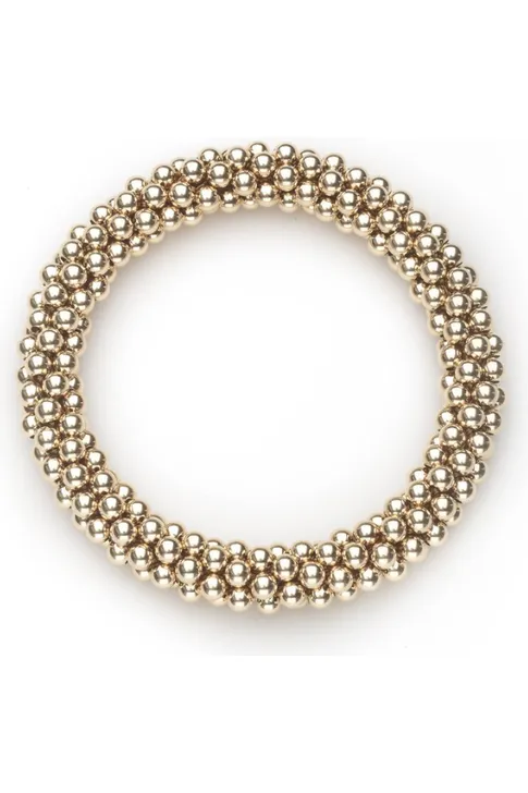 4mm Gold Cluster Bracelet