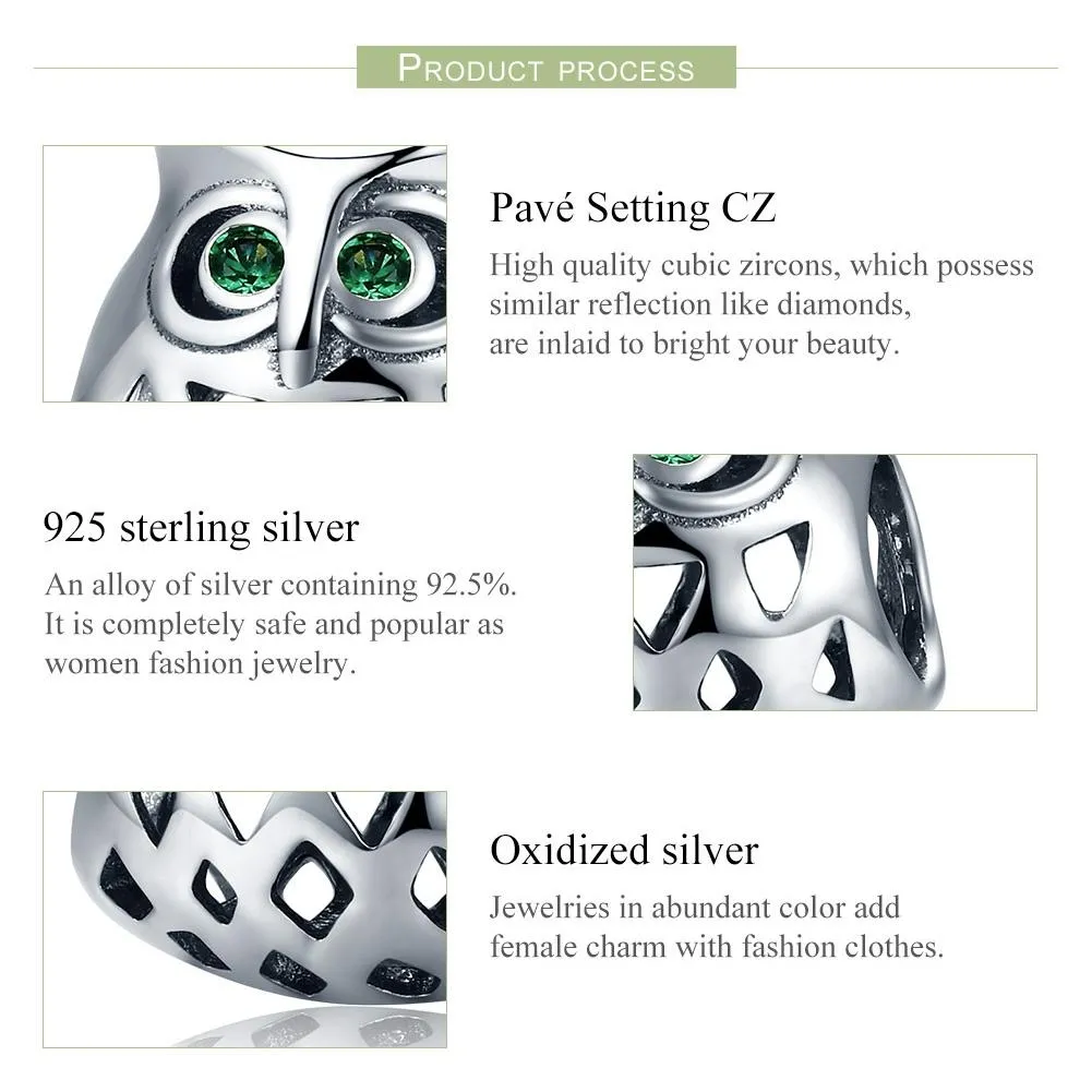 925 Sterling Silver Gemstone Inlaid Beads
