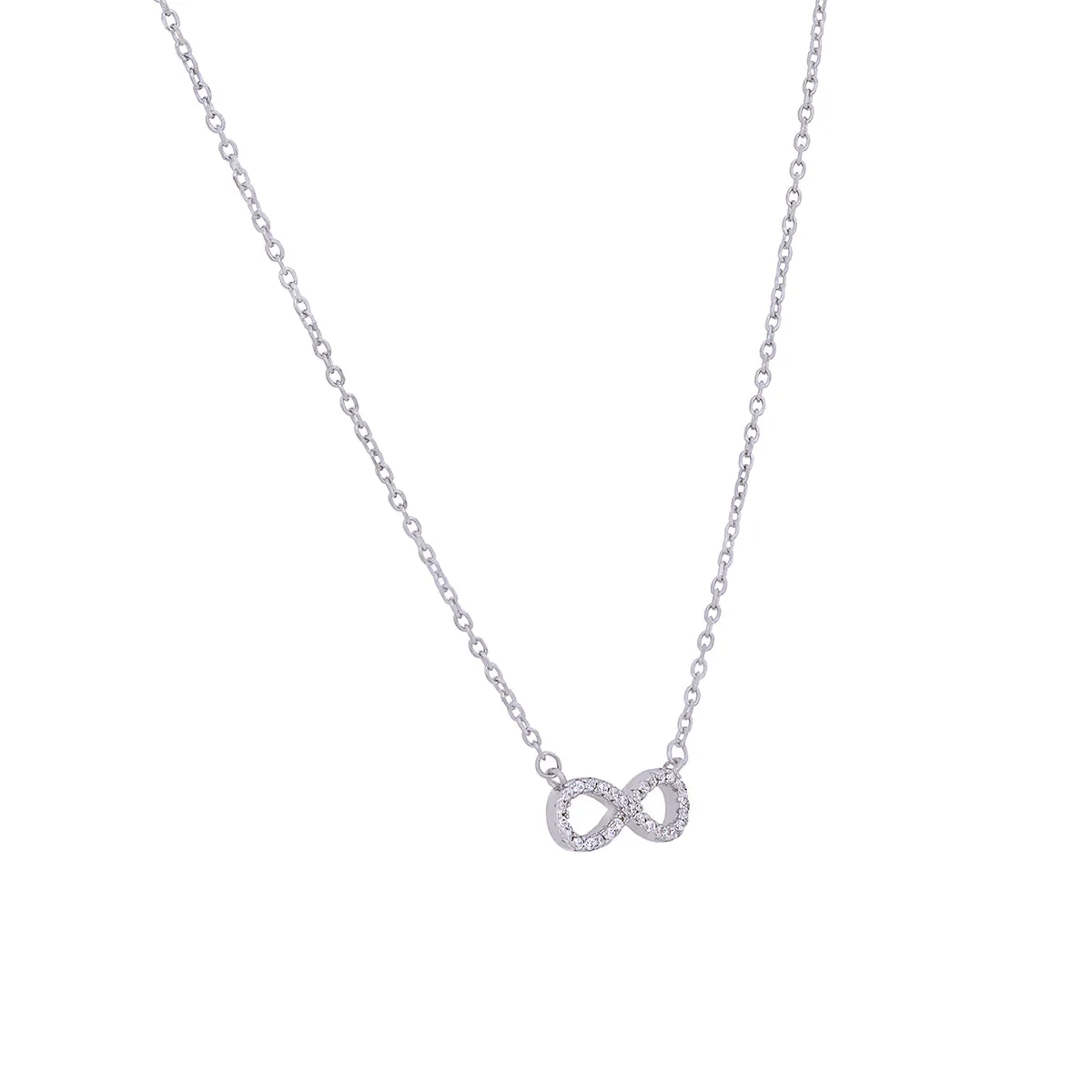 925 Sterling Silver Infinity Chain Pendant