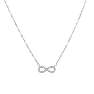 925 Sterling Silver Infinity Chain Pendant
