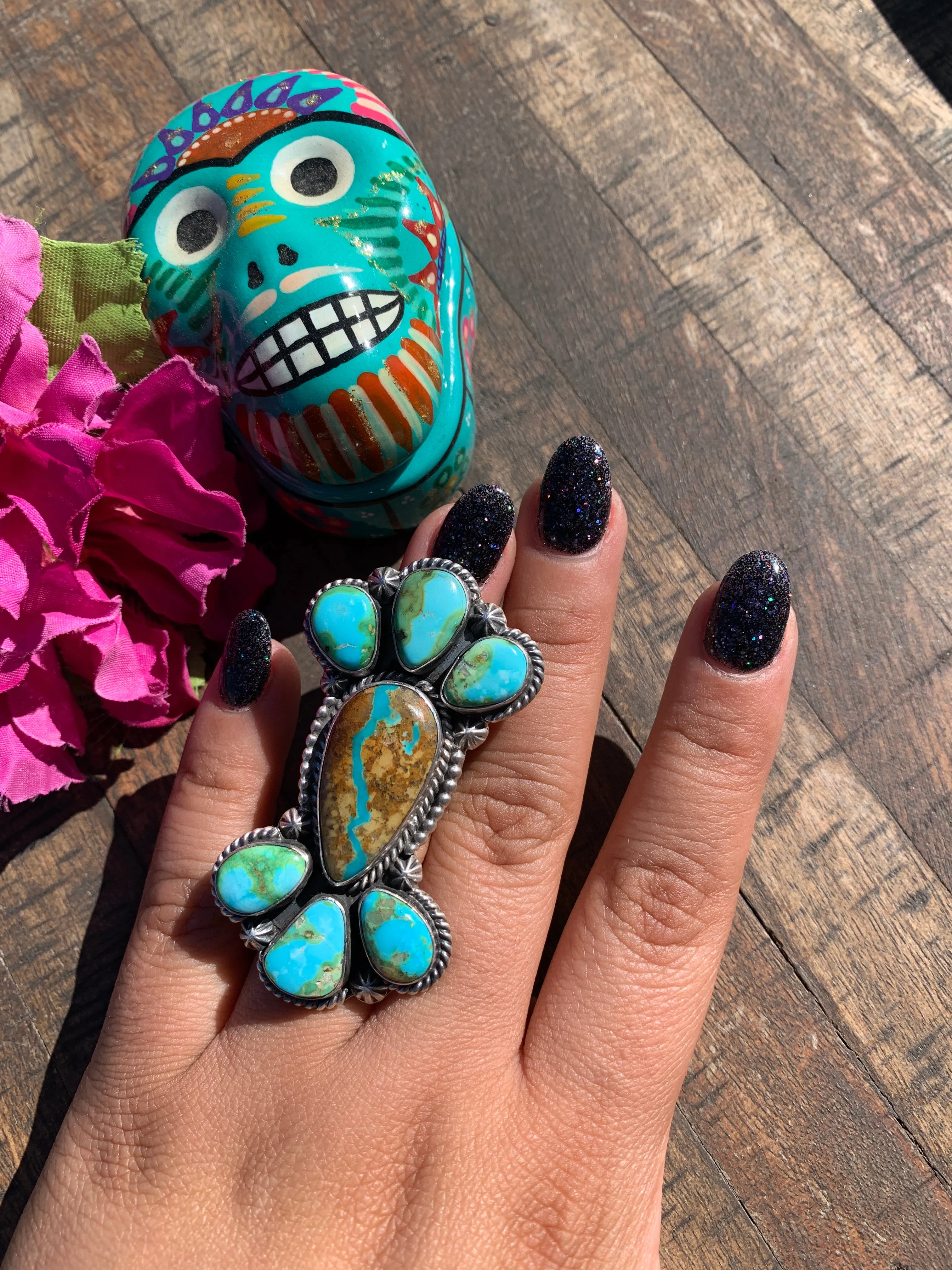 Adjustable Ribbon and Sonoran Bowtie Ring #1