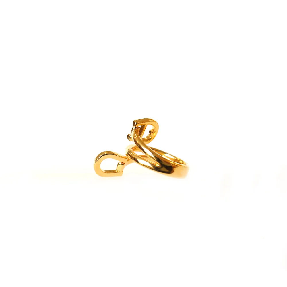 Aigner A Logo Ring Size 7