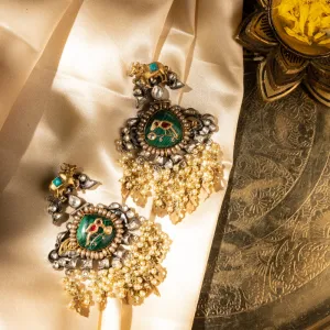 Amara Malachite Danglers
