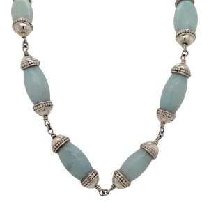 Amazonite Tube Necklace