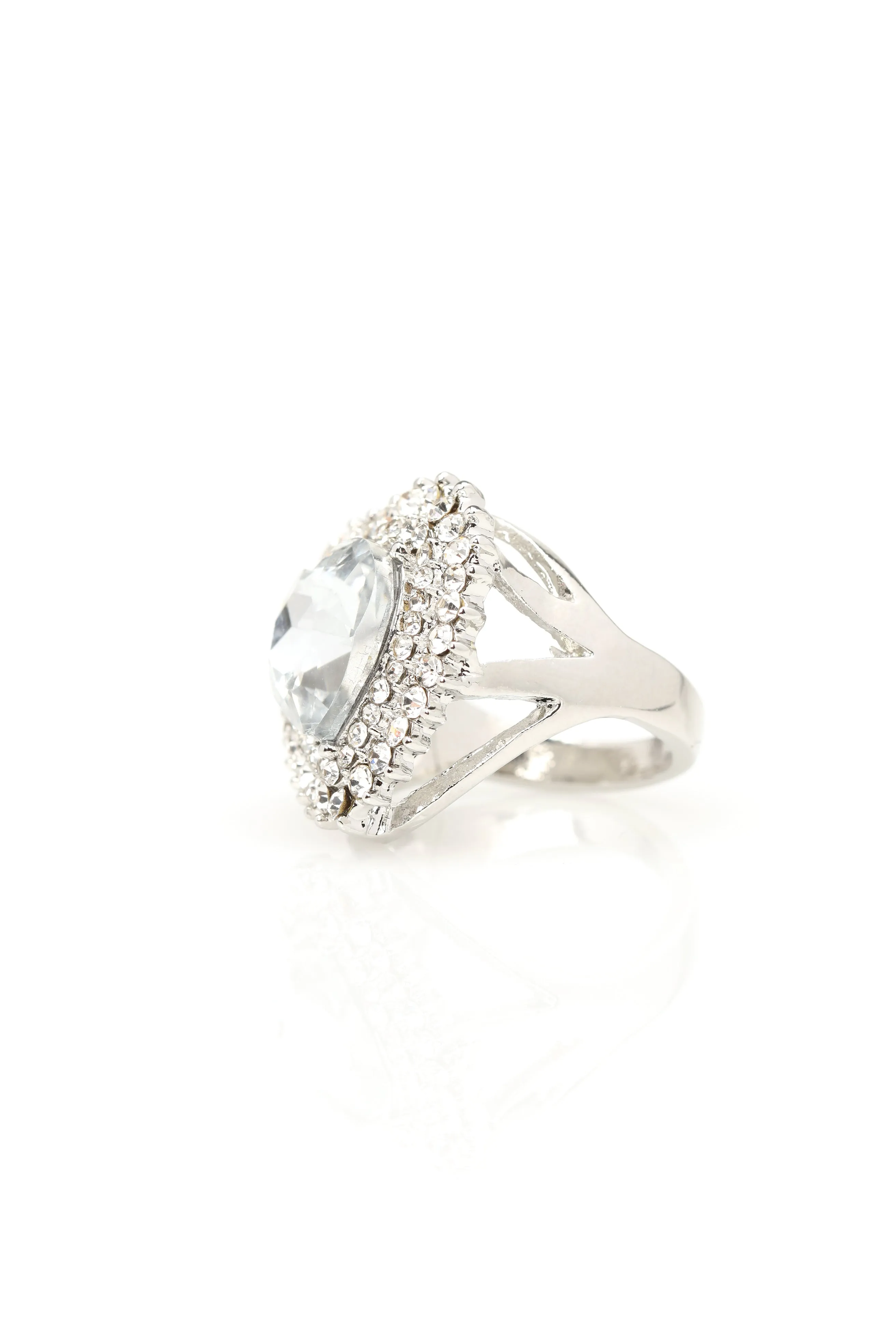 Aren't You In Love Ring - Clear