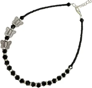 Bead Crystal Charm Anklet Bracelet Handmade Simple Summer Beach Waterproof Ankle Foot Chain Bracelets for Women Minimalists Jewelry Adjustable