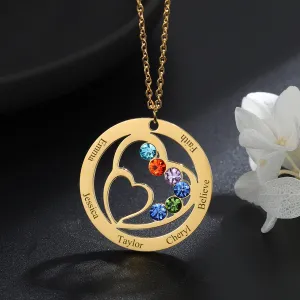 Birthstone Name Necklace DN205