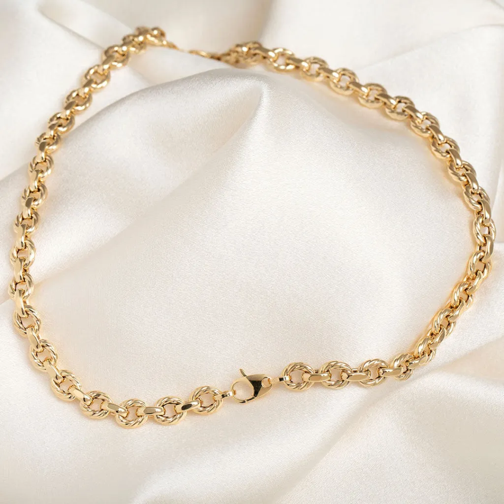 Capri | 9ct Gold Fancy Link Chain