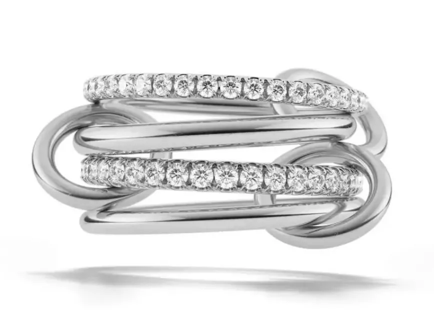 Chic Multi Band Eternity Ring - Silver