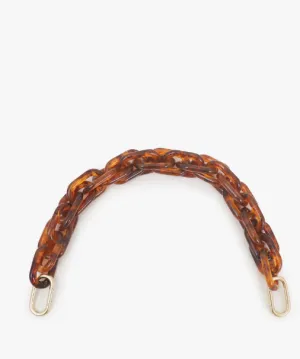 Clare V. Shortie Strap - Tortoise Resin
