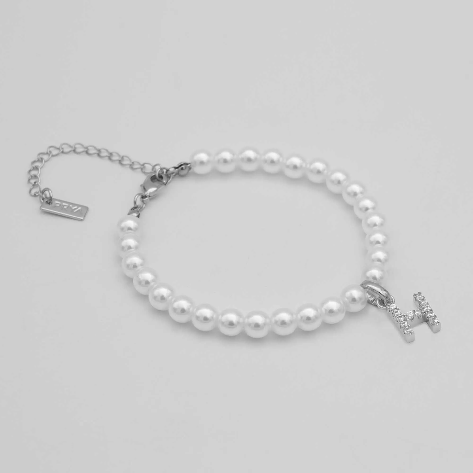 Classic Pearl Initial Anklet