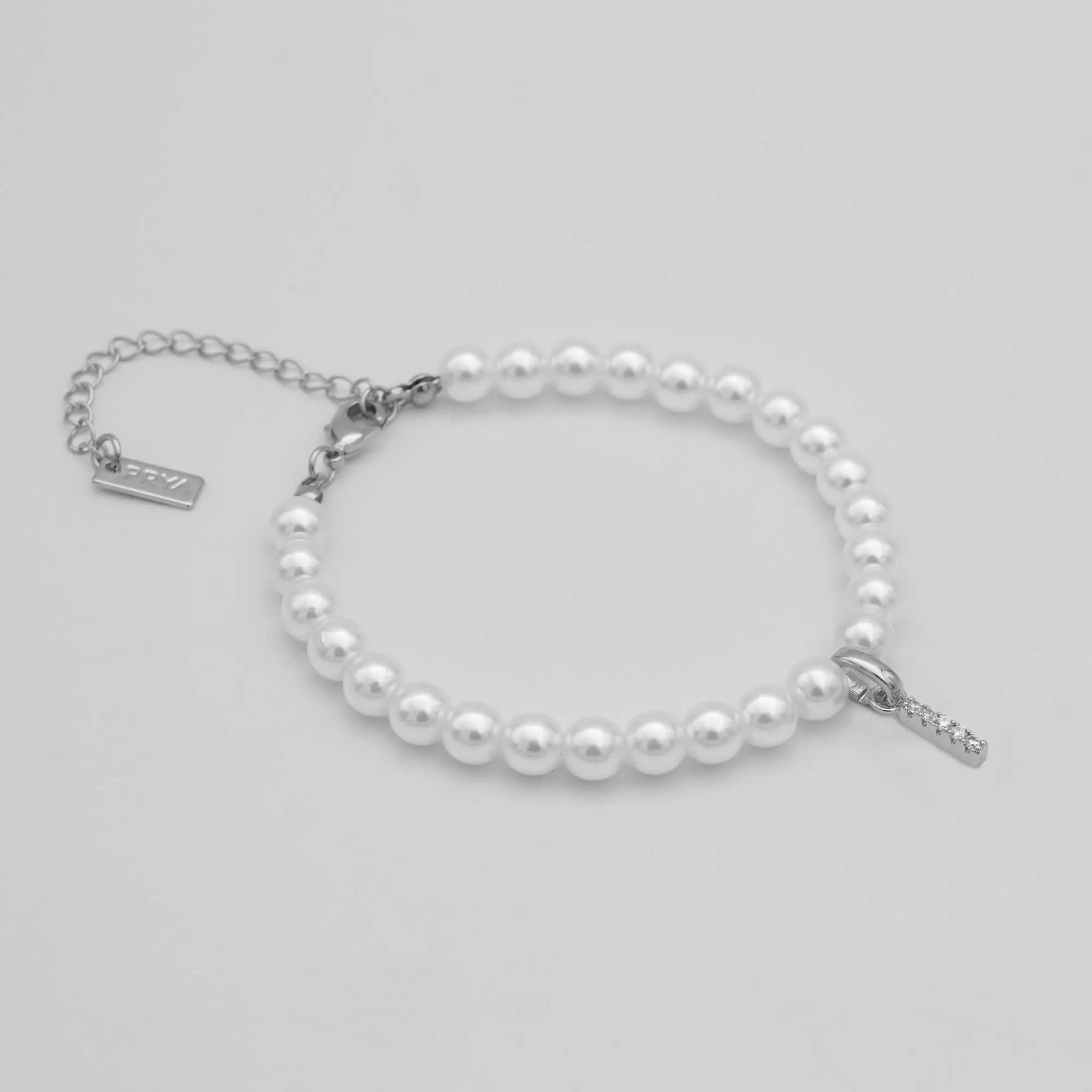 Classic Pearl Initial Anklet