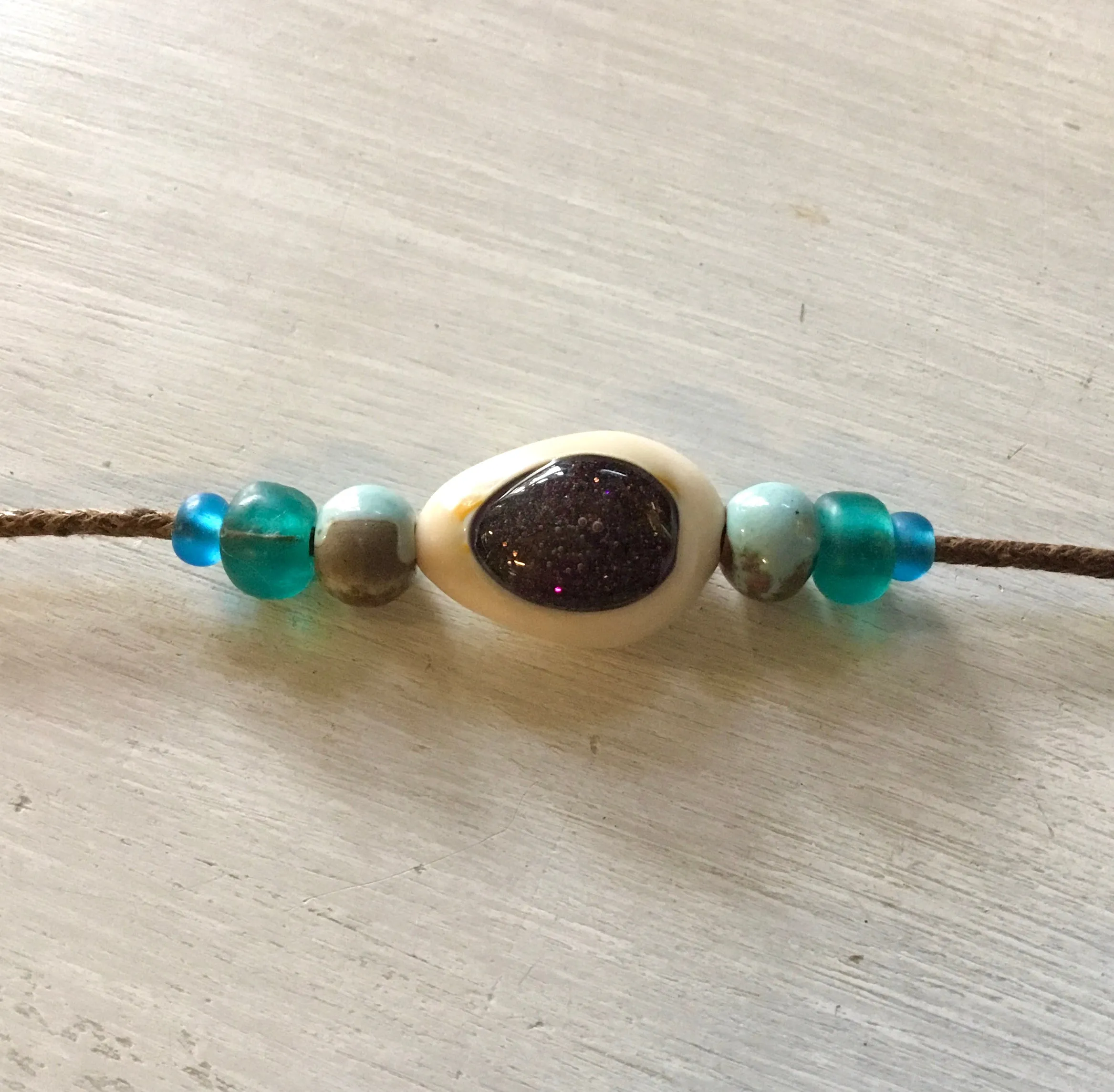 Colorful Cowrie Choker Necklace