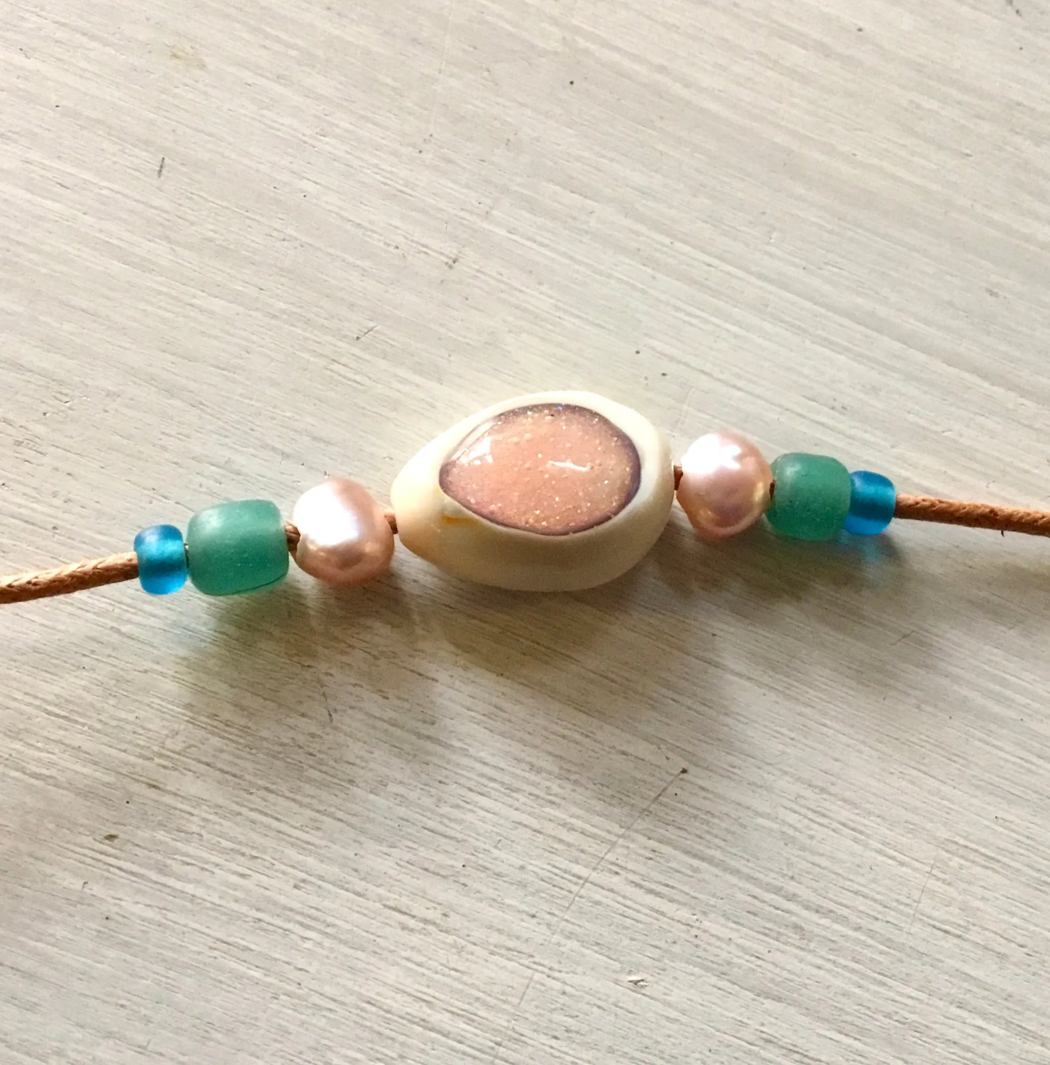 Colorful Cowrie Choker Necklace