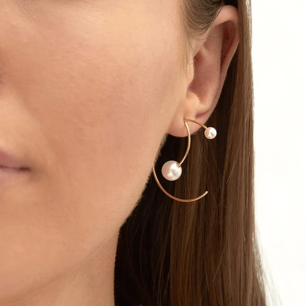 Cosmo Galactic Hoop Earrings