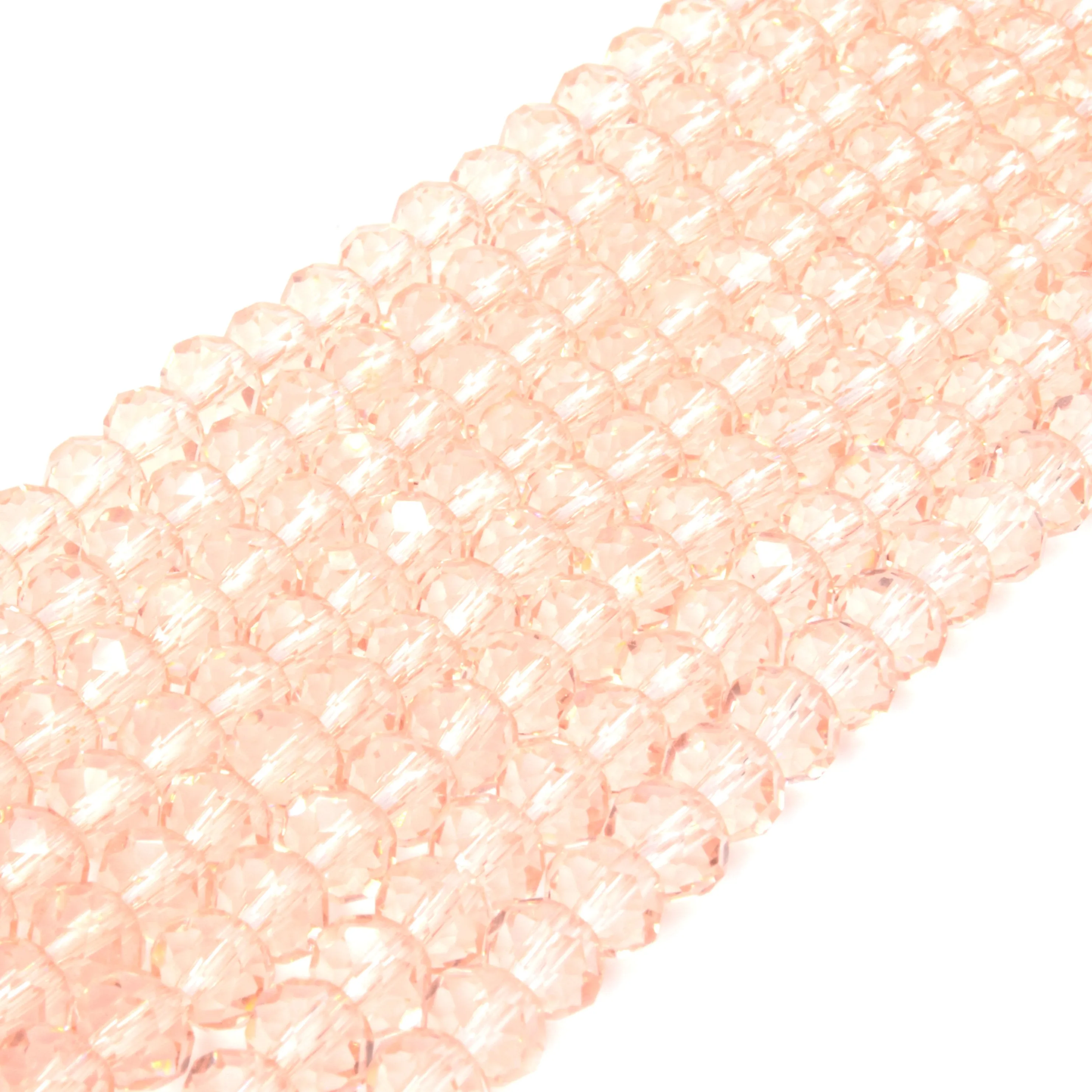 Crystal Beads by Chinese Origin: Transparent, Purple, Red, Pink, Clear 6mm Rondelle shape
