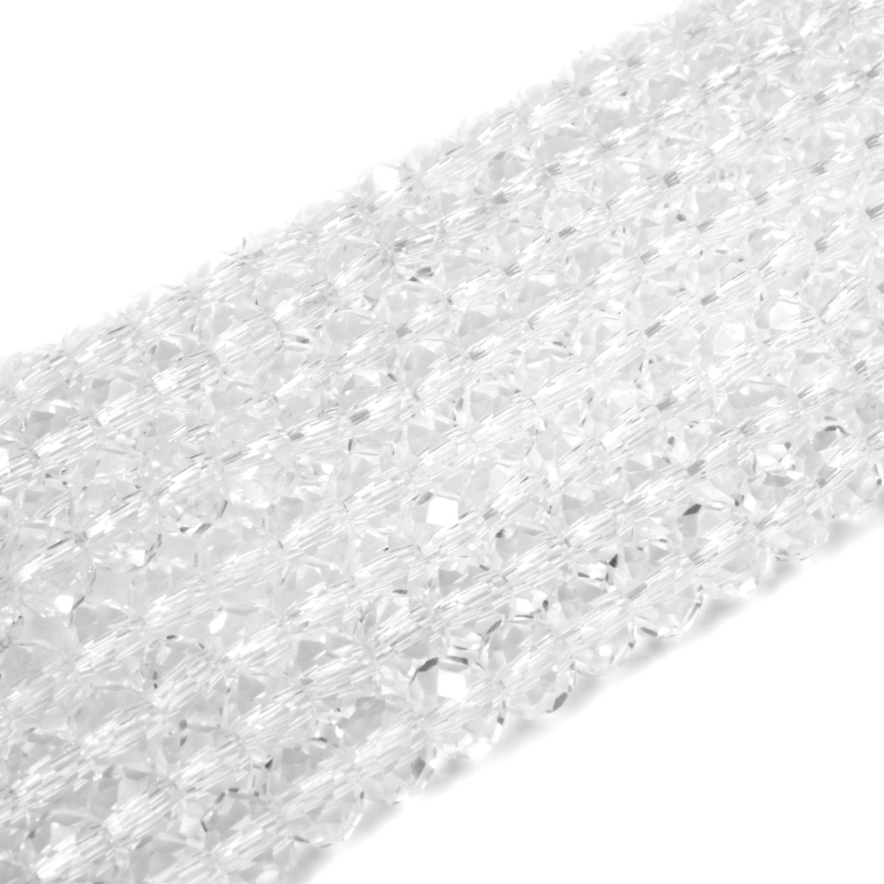 Crystal Beads by Chinese Origin: Transparent, Purple, Red, Pink, Clear 6mm Rondelle shape