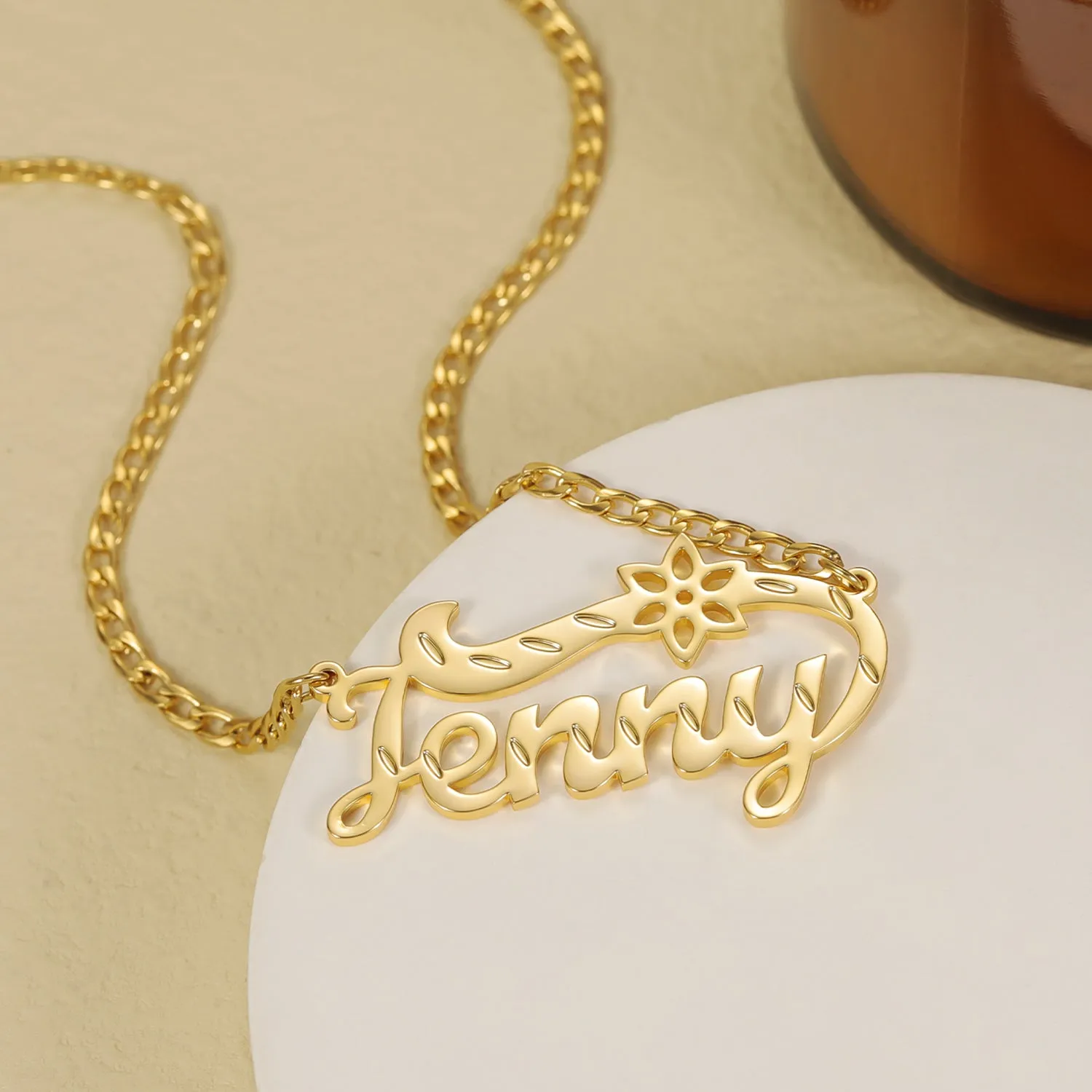 Custom Border Pattern Necklace QFN3004