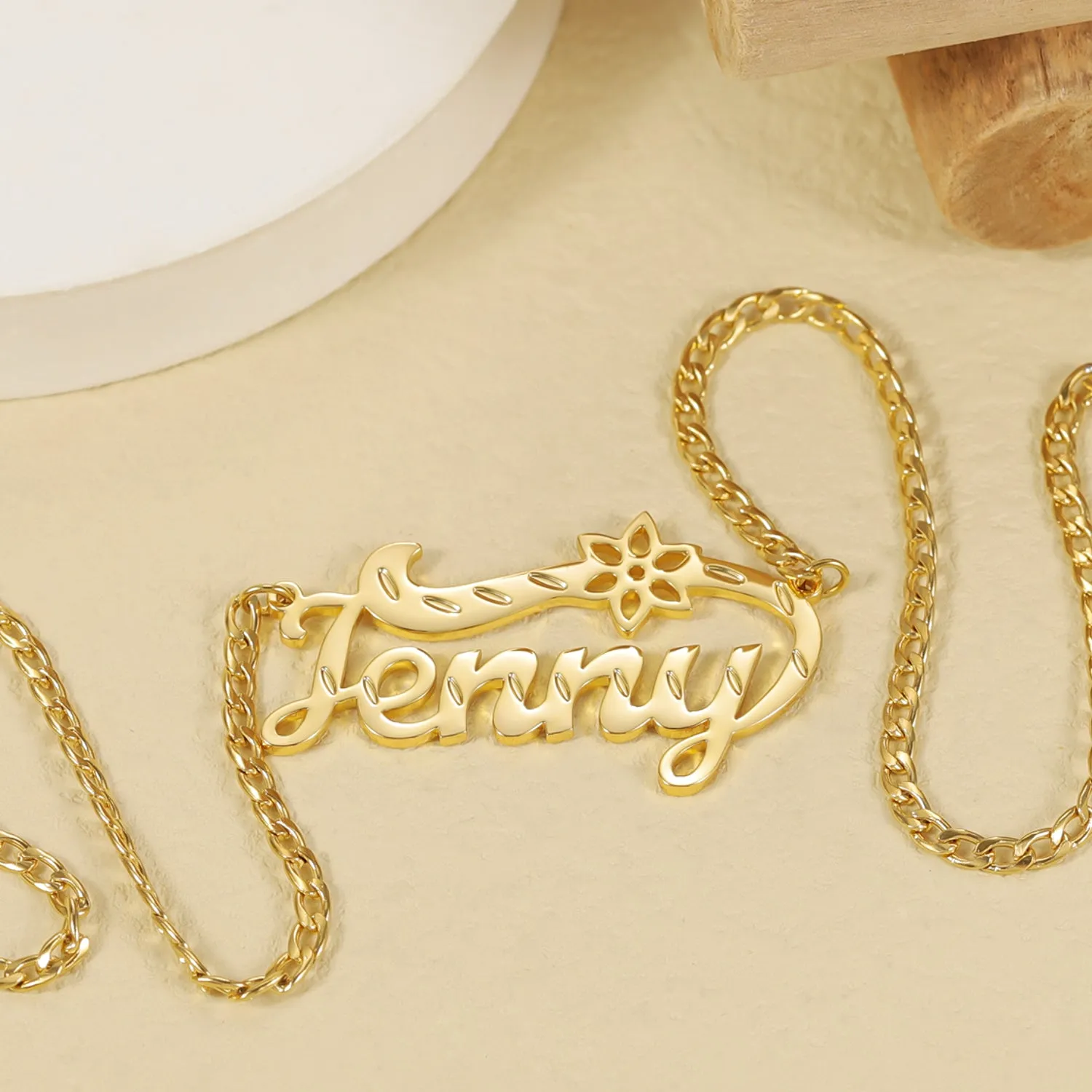 Custom Border Pattern Necklace QFN3004