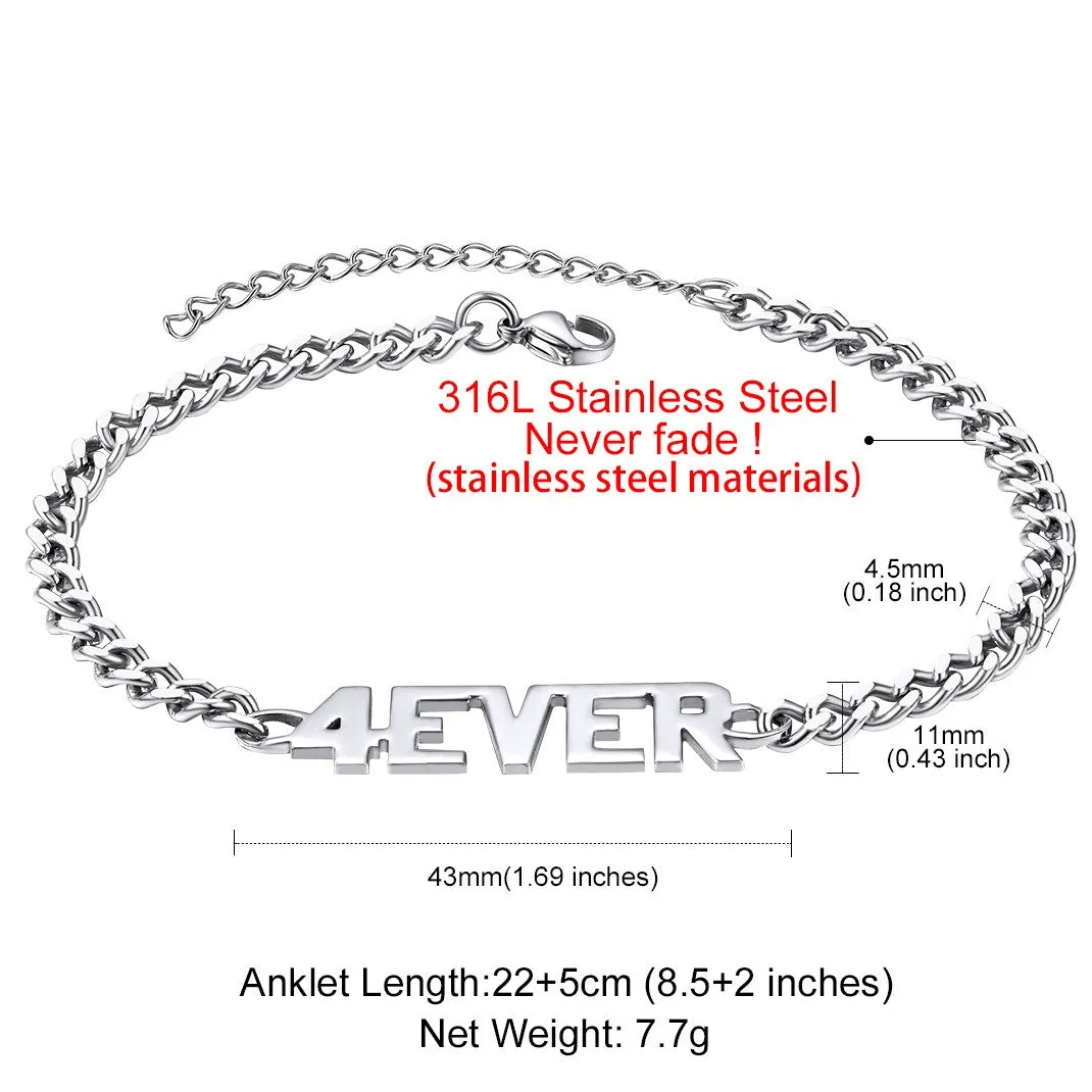 Custom Name Anklet Ankle Bracelet for Women