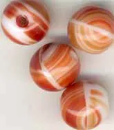 Czech agate like 8mm rounds. Pkg of 10. B11-YO-0340(e)