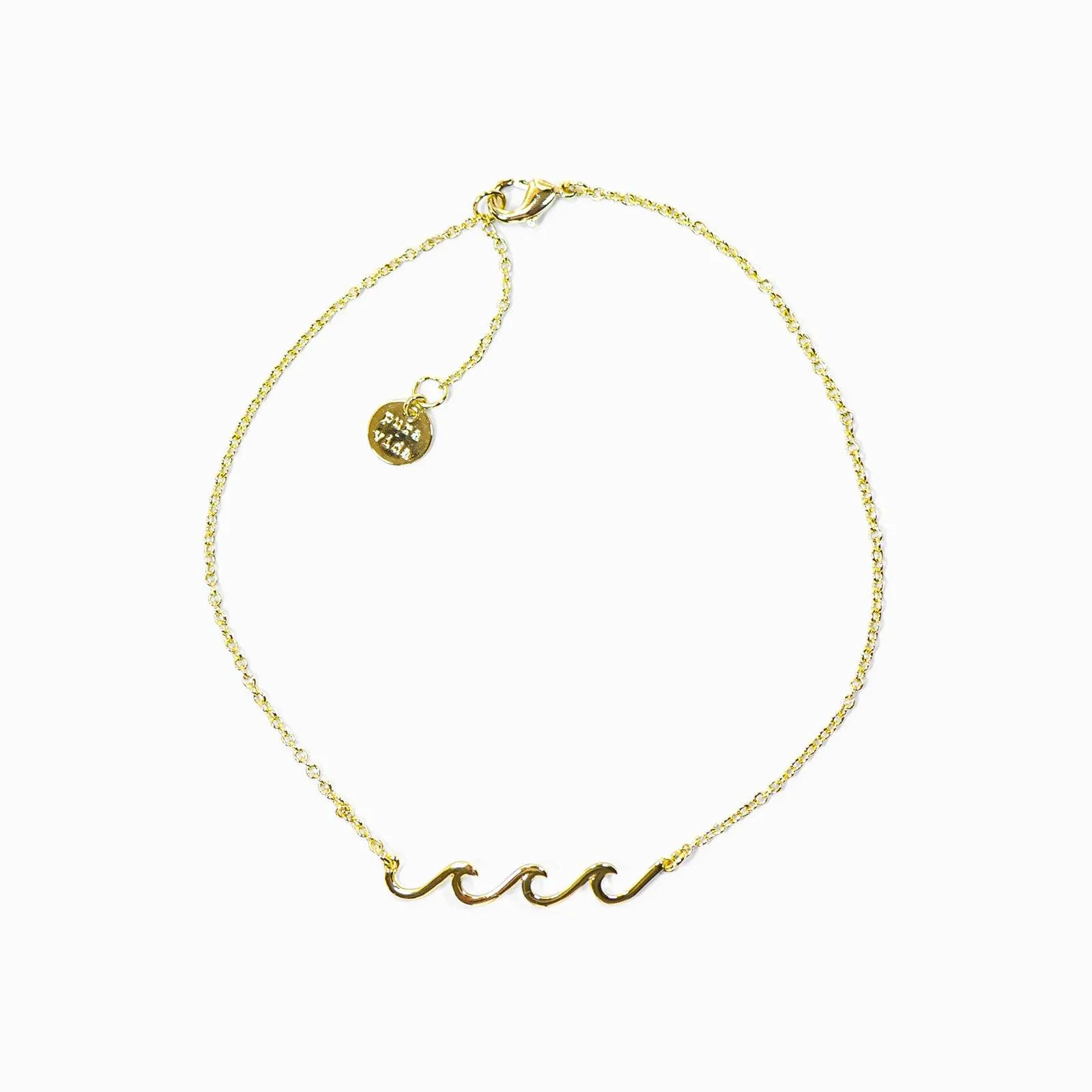 Delicate Wave Anklet