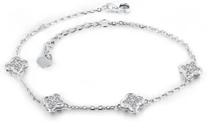 Diamond Bracelet, 14K White Gold Bracelets For Women - Real Diamond Bracelets For Women, Natural White Topaz Diamond Bracelets For Women & Anklets For Young Girl