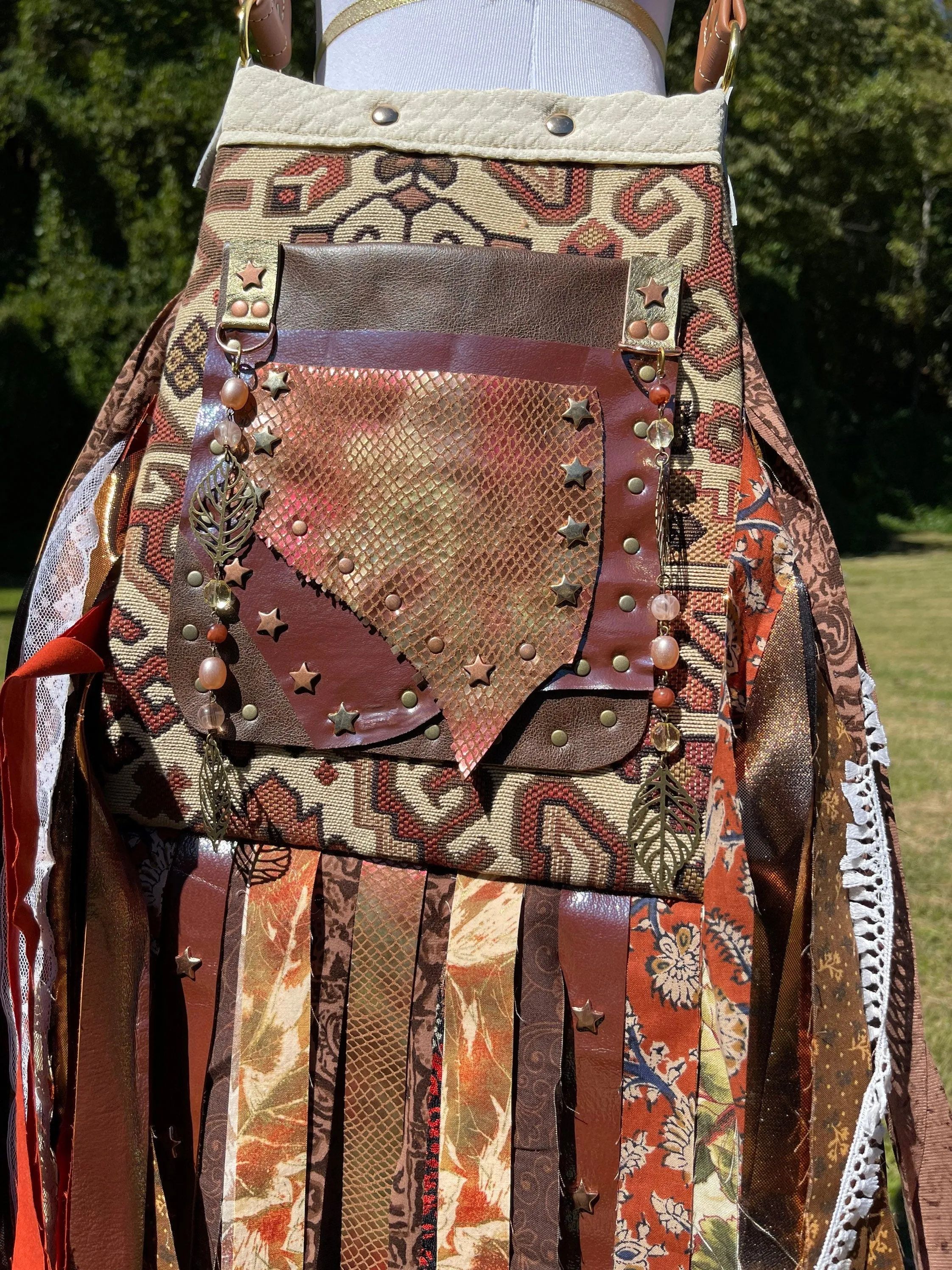 Earthy Fall Fringe Purse, Ultimate Gypsy Purse, Festival Bag, Hippie Handbag, Boho Chic Embellished purse