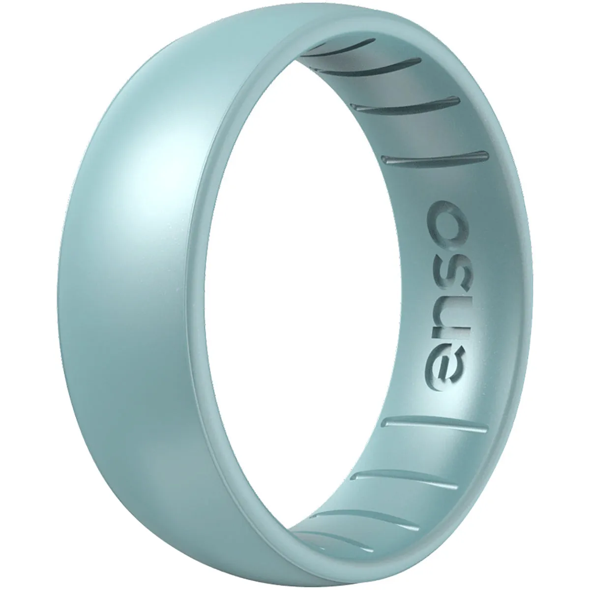 Enso Rings Classic Birthstone Series Silicone Ring - Aquamarine