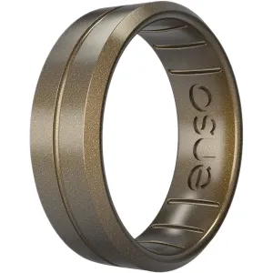 Enso Rings Classic Contour Elements Series Silicone Ring - Meteorite