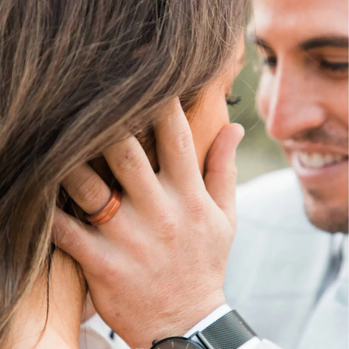 Enso Rings Classic Contour Elements Series Silicone Ring - Meteorite