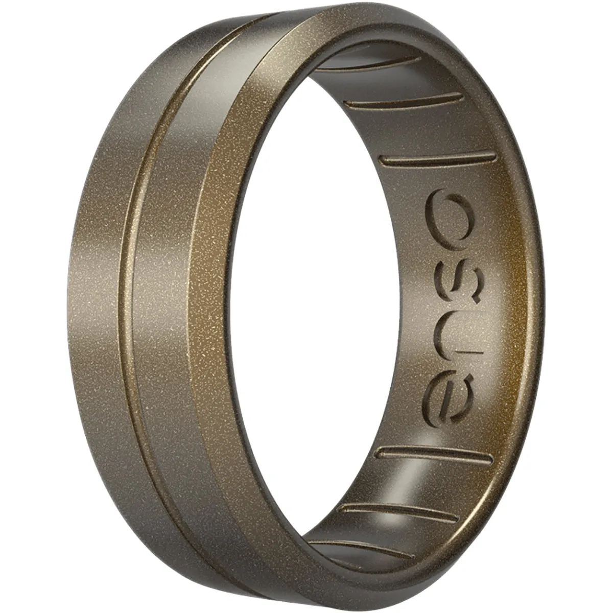 Enso Rings Classic Contour Elements Series Silicone Ring - Meteorite