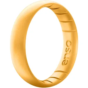 Enso Rings Thin Elements Series Silicone Ring - Gold