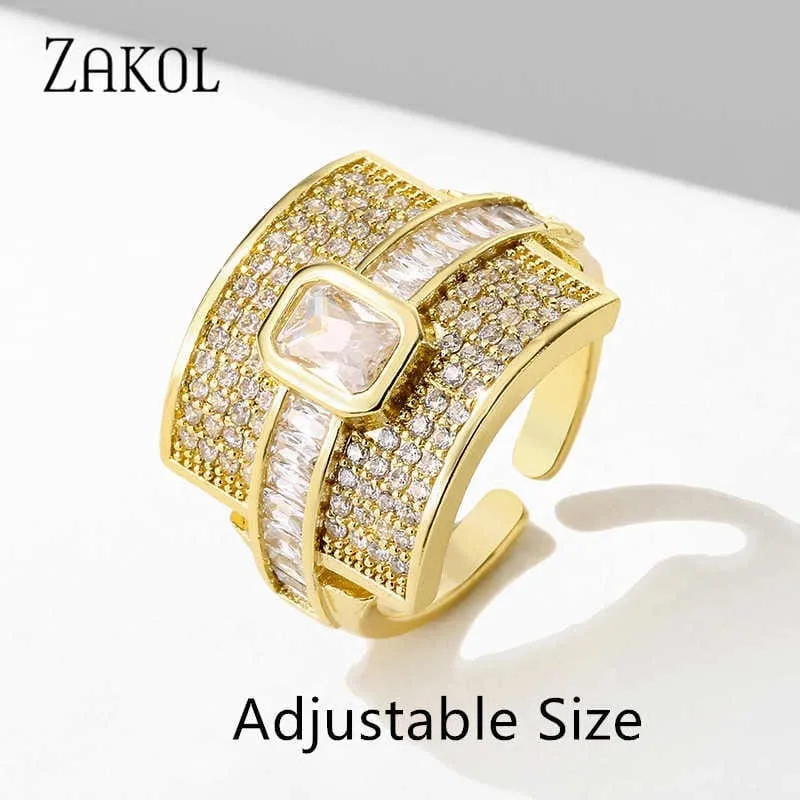 Eternity Luxury Green Stackable Chic Rings for Women Statement Finger Ring