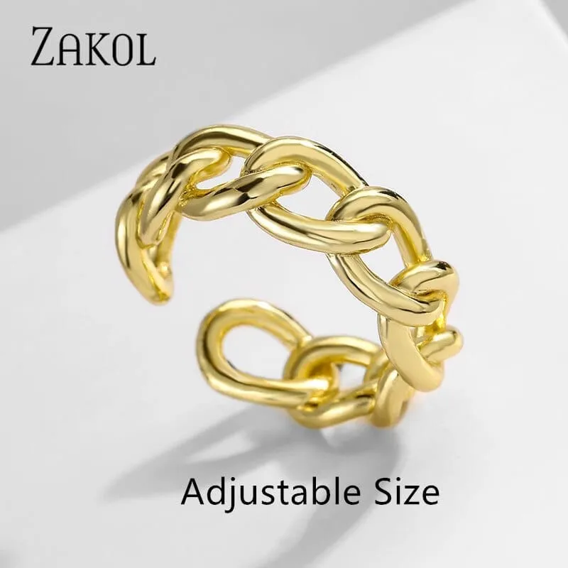 Eternity Luxury Green Stackable Chic Rings for Women Statement Finger Ring
