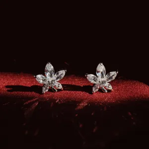 Ethereal Flower Stud Earrings