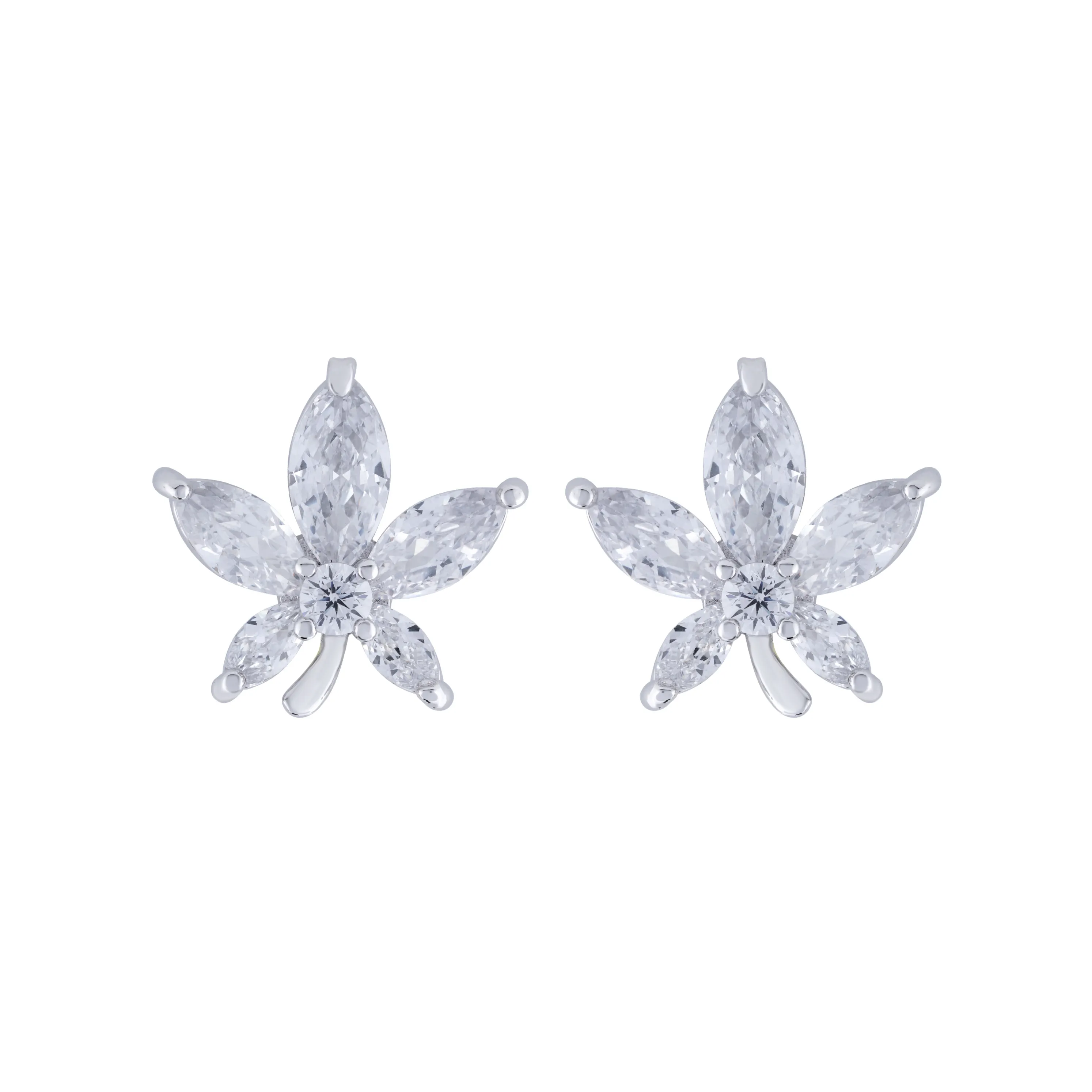 Ethereal Flower Stud Earrings