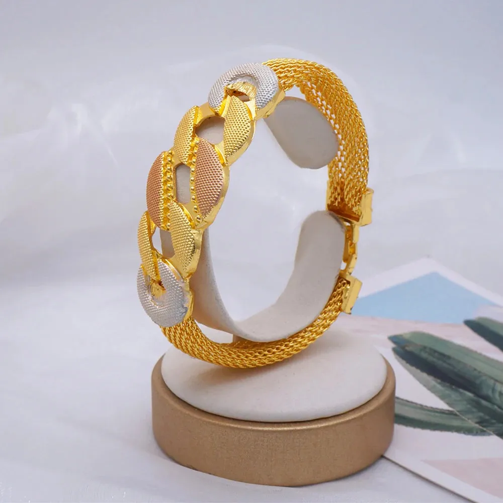 Fashion Dubai African Chokers  Unique Necklace Earrings Bracelet Ring Sets