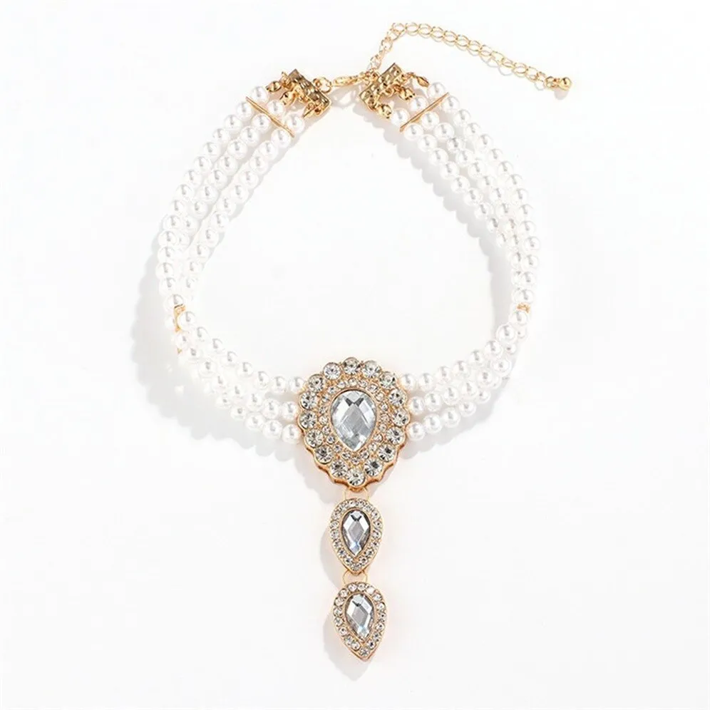 Fashion Multilayer Pearl Necklace for Women