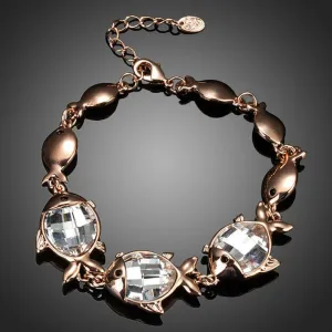 Fishes Crystal Bracelet