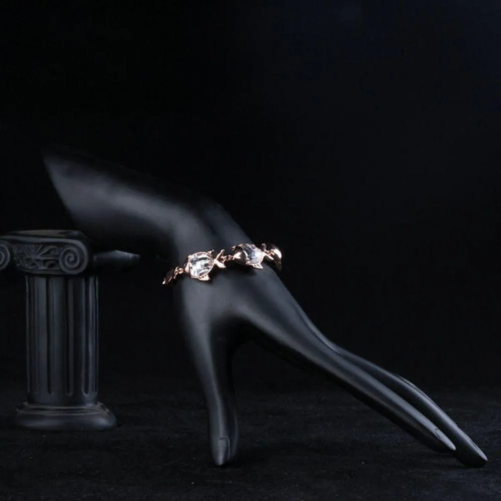 Fishes Crystal Bracelet