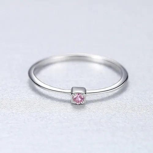 Gem&Time Real 925 Sterling Silver Ring Gree Red Topaz Rings For Women Gemstone Engagement Rings Silver 925 Jewelry Anillos Mujer