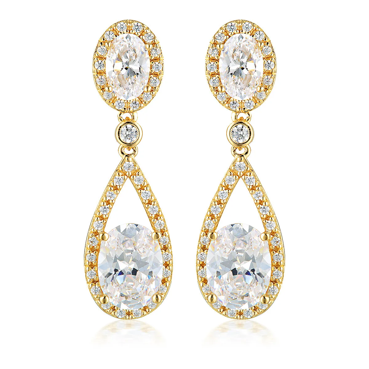 GEORGINI AURORA RADIENCE EARRINGS GOLD