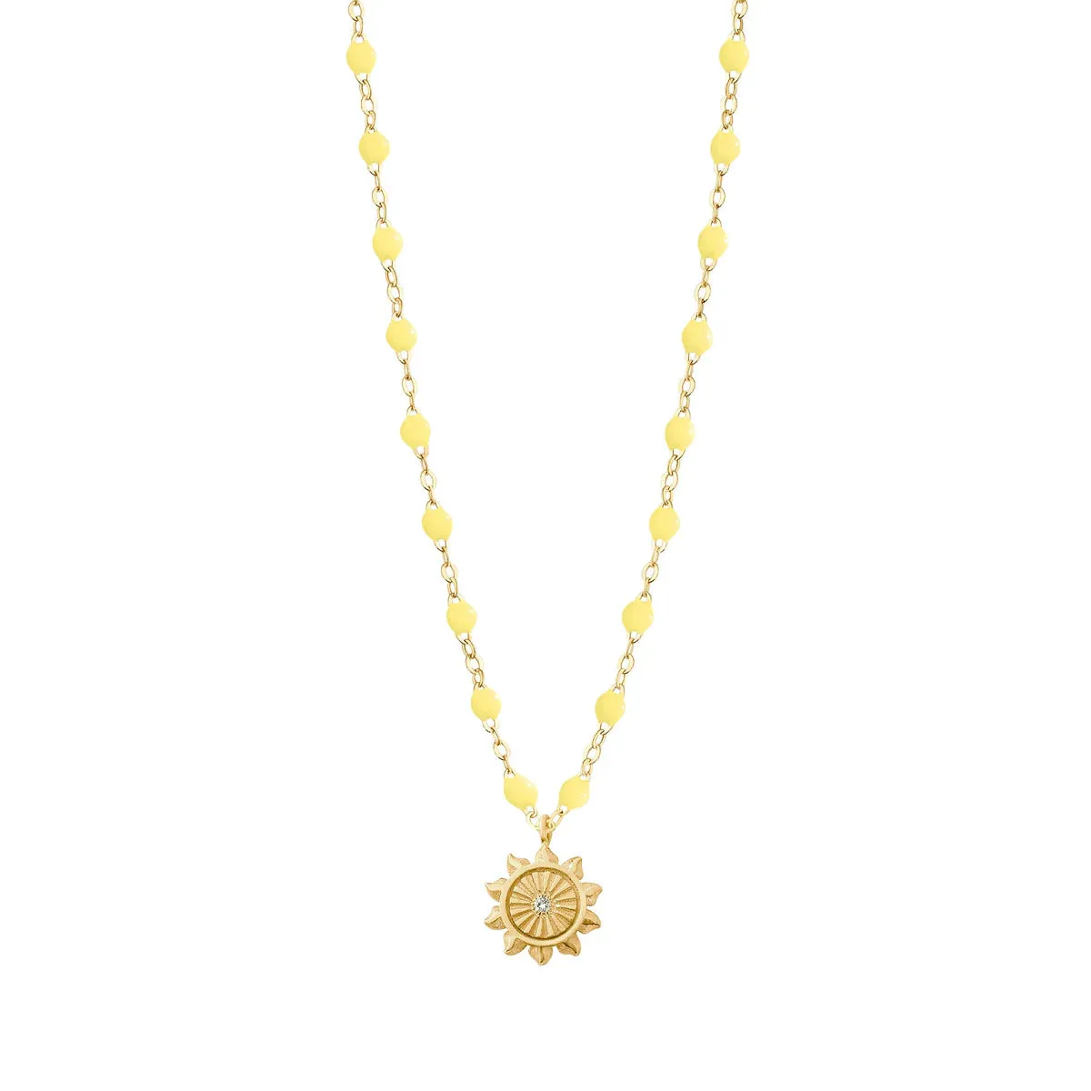 Gigi Clozeau Classic Lucky Sun DI Necklace 16.5"