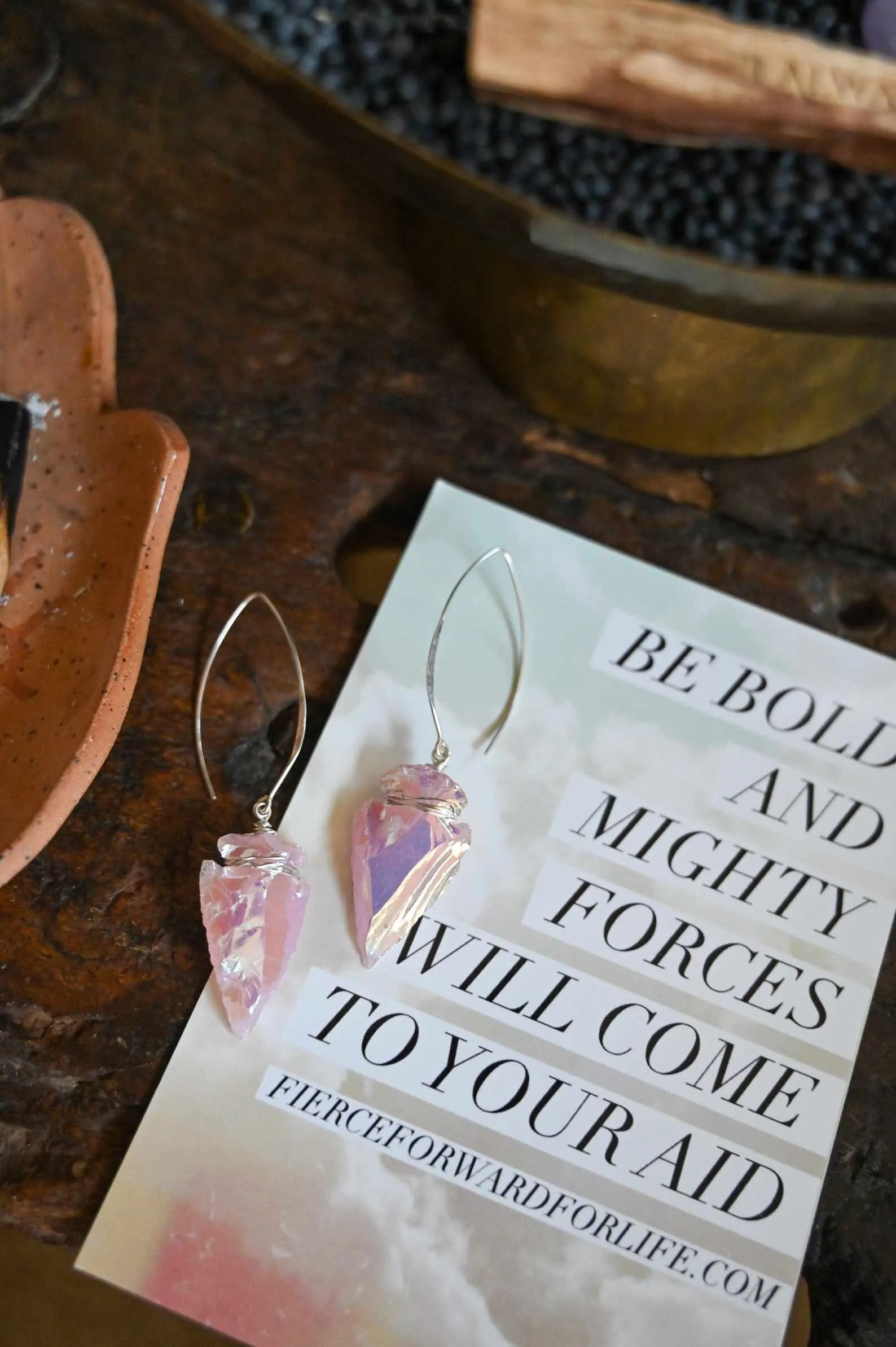 Heart-Centered Angel Aura Earrings