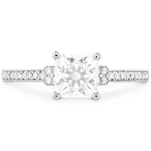 Hearts On Fire Deco Chic Milgrain Diamond Engagement Ring