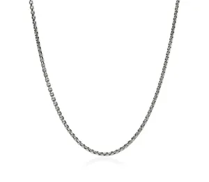 John Hardy Silver 2.7mm Box Chain Necklace