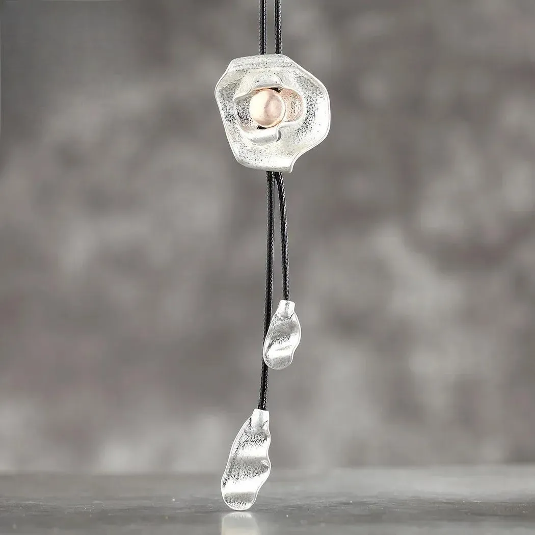 Korean Fashion Rose Flower Jewelry For Women Long Necklace